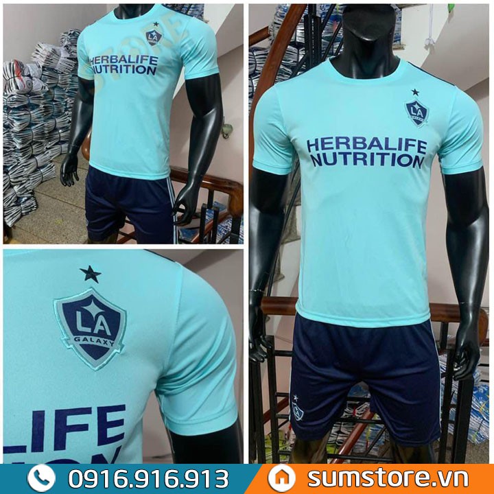 Áo Bóng Đá LA Galaxy Xanh Ngọc 2019