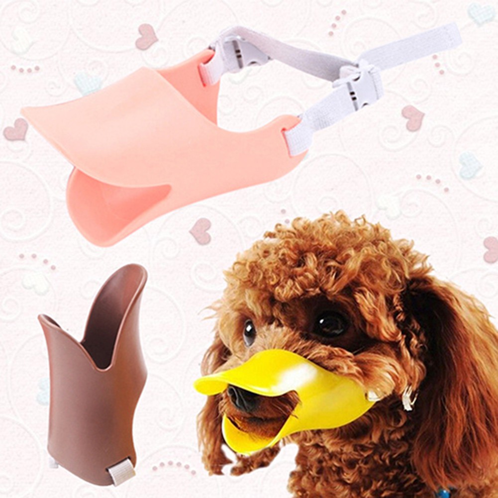 Nắp silicone rọ mõm hình mỏ vịt cho cún cưng