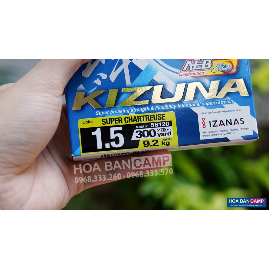 Dây Dù Owner Kizuna Broad PE 8x | Made in Japan