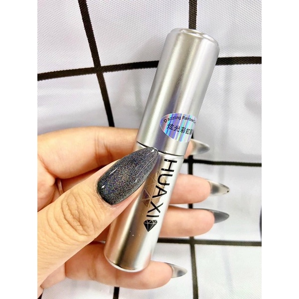 Sơn gel mắt mèo kim cương cầu vồng Huaxi