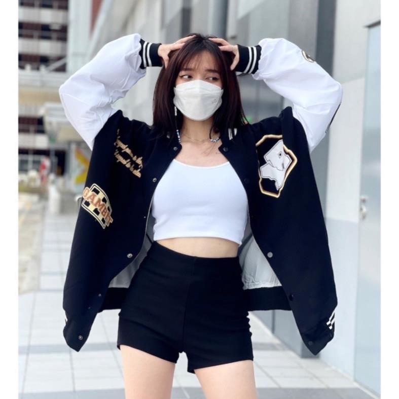 [NEW] Áo Khoác Bomber Jacket GAMBIT Cờ Vua Form Rộng Unisex Nam Nữ( Hàng Sẵn)