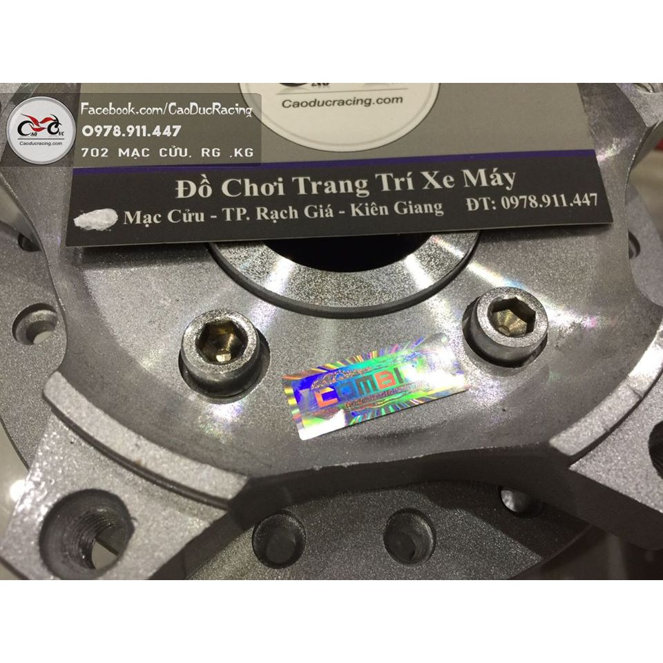 Đùm EX150 Combiz màu bạc