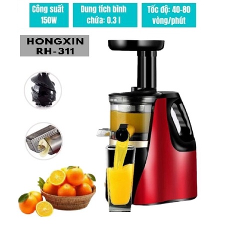 MÁY ÉP CHẬM HONGXIN RH-311/ SAVTM JE07 MÁY ÉP TRÁI CÂY SIÊU SẠCH