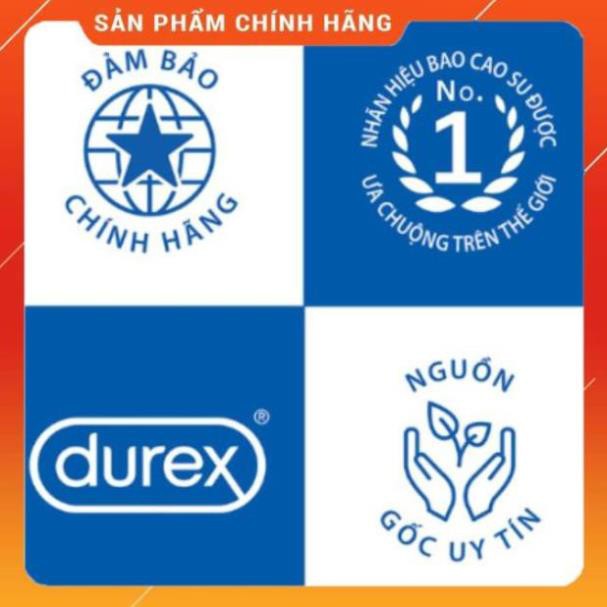 [Land50A - giảm giá 50% được xem hàng] Bao cao su Durex Pleasuremax hộp 3 chiếc