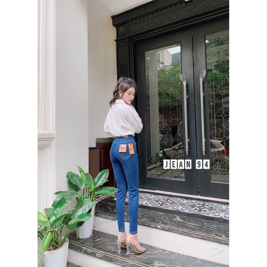 Quần Bò Nữ 🎄FREE SHIP🎄 Quần Jean Nữ Dáng Ôm Skinny 2 Màu Siêu Hot,Co Giãn 4 Chiều - BY958