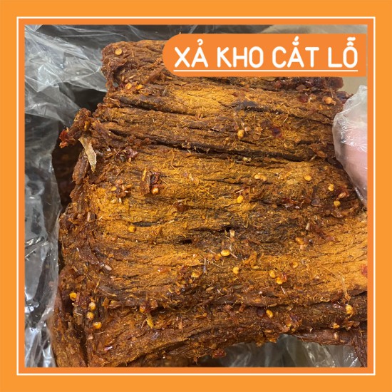 1Kg Khô bò miếng King Food| KingFood - Thế Giới Đồ Ăn Vặt - Đồ Ăn Vặt Hà Nội