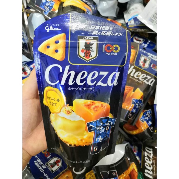 Bánh Phô Mai Glico Cheeza Giòn Tan Siêu Ngon tan chảy date 7/2022