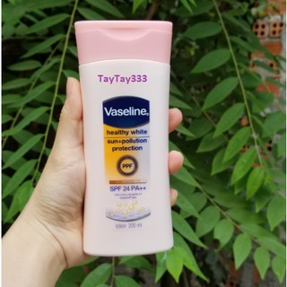 Sữa dưỡng thể trắng da chống nắng Vaseline Healthy White SPF24 PA+++ (200ml)