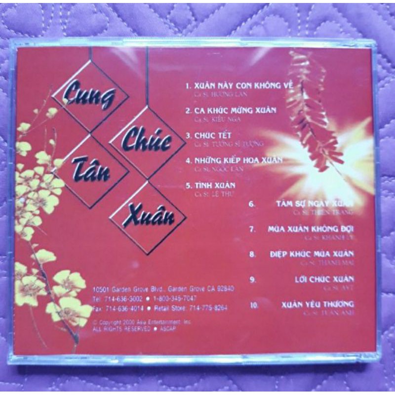 Bộ 4 cd nhạc xuân phono