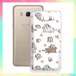 [FREESHIP ĐƠN 50K] Ốp lưng Samsung Galaxy J7 2016/ J710 in hình gấu trúc chibi cute - 01052 Silicone Dẻo