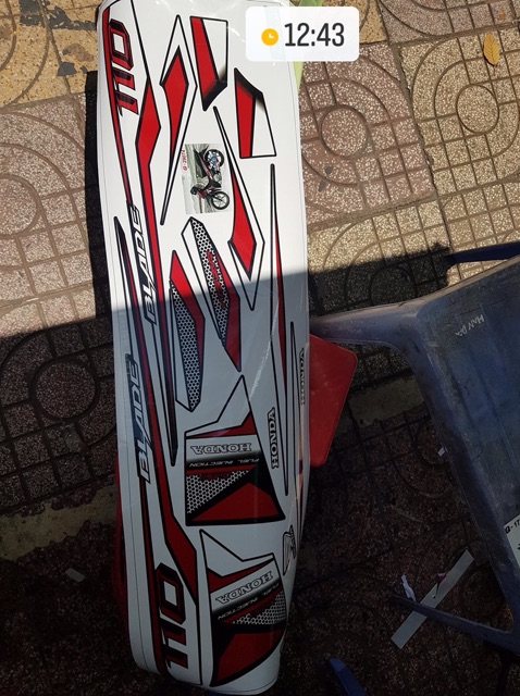 Tem rời Blade Y15zr đỏ đen -1