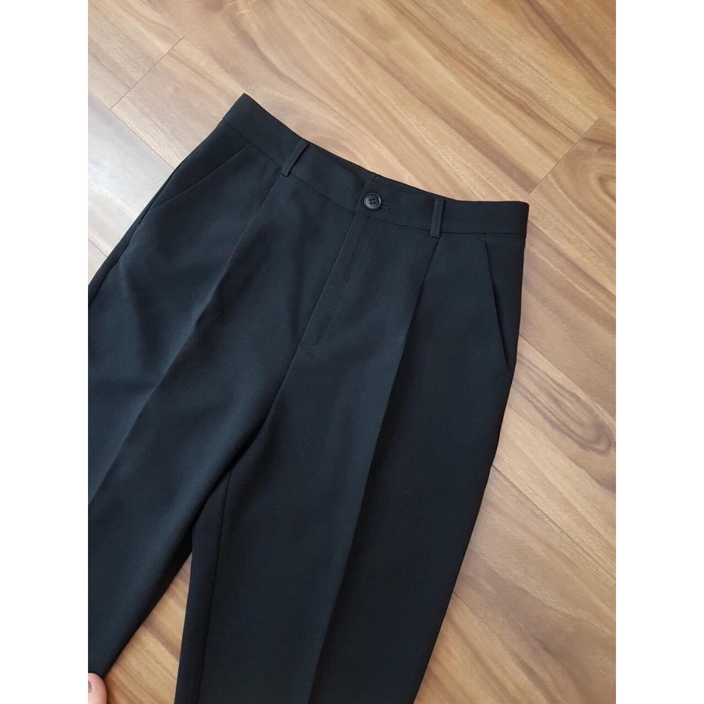 Quần baggy nữ | Quần công sở nữ ống rộng dáng đứng loại 1 | BigBuy360 - bigbuy360.vn