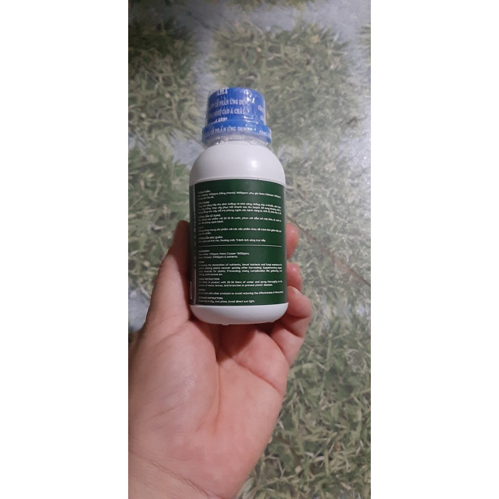 Trừ nấm - vi khuẩn Nano AHT Bạc Đồng -100ml