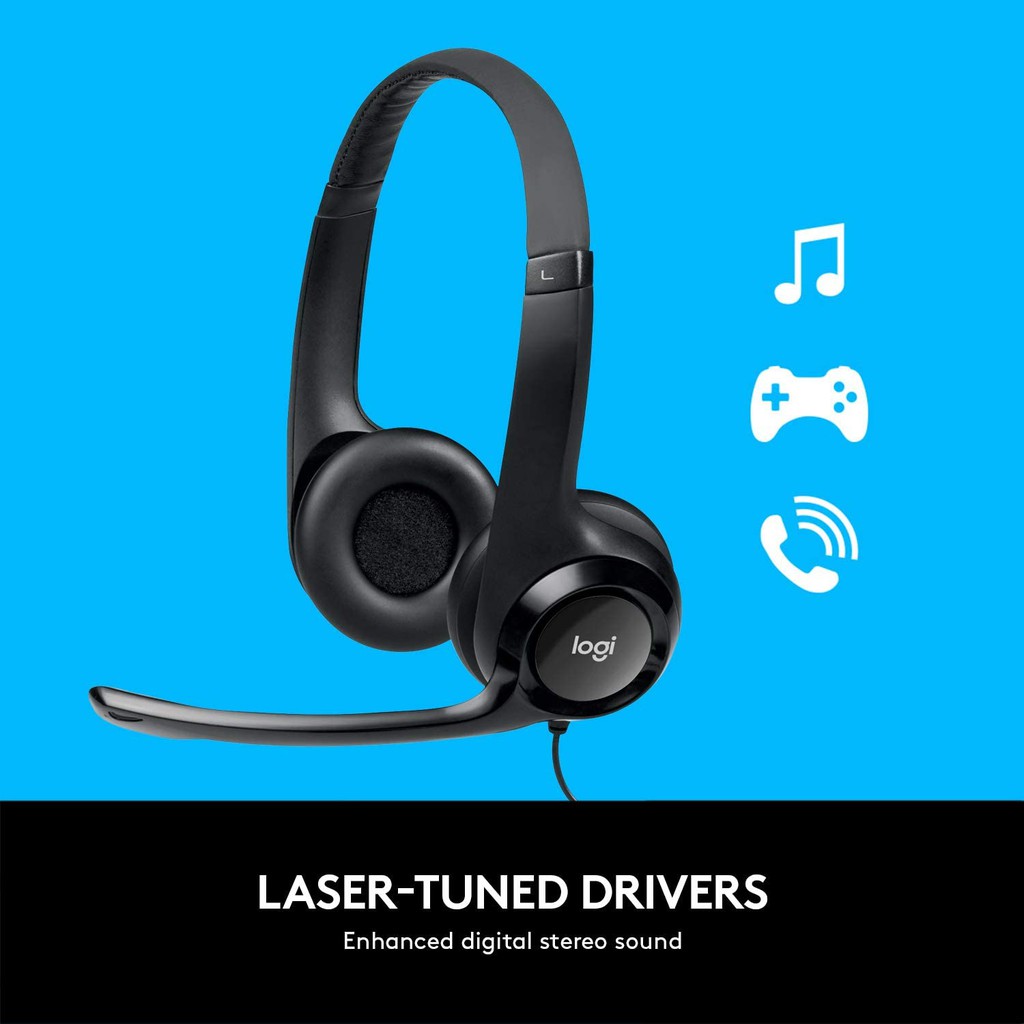 Tai Nghe Logitech Usb H390 Có Mic Chống Tiếng Ồn Cho Windows / Mac Os Hoặc Chrome Os | BigBuy360 - bigbuy360.vn