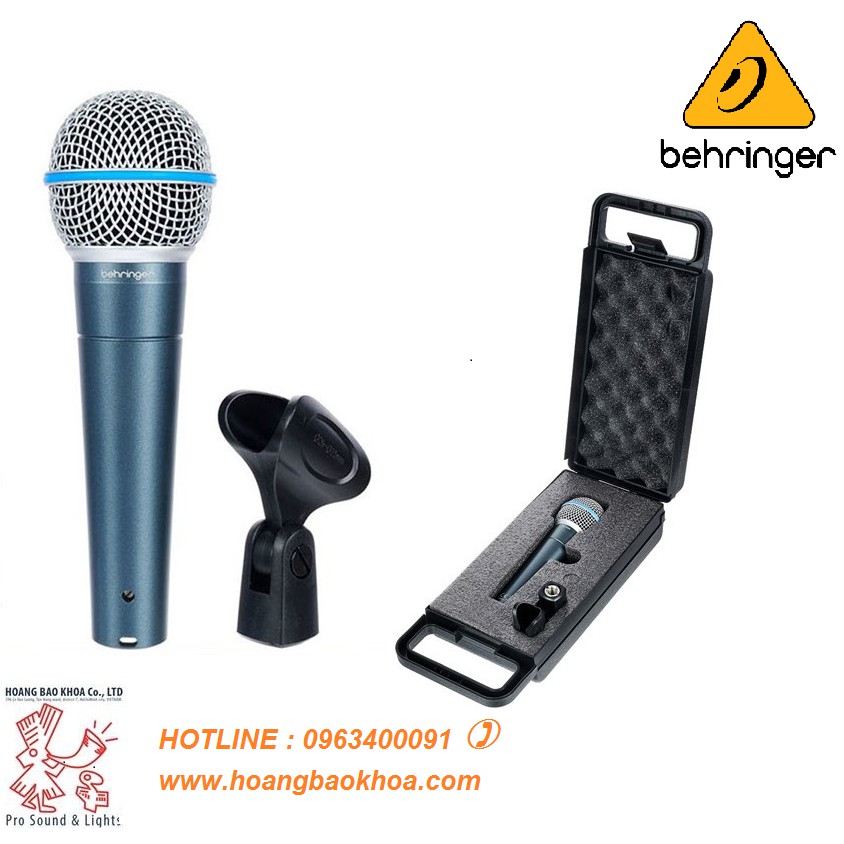 Micro karaoke dynamic Behringer BA 85A