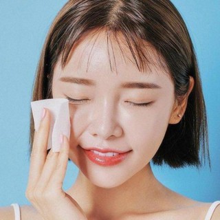 bông tẩy trang túi tím 50 miếng mềm mại bông chuẩn