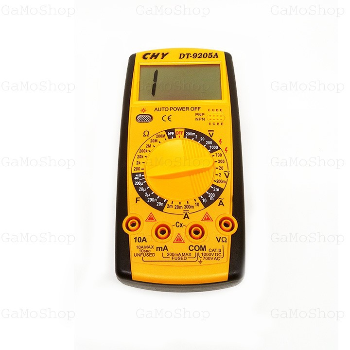 Đồng hồ đo vạn năng CHY DT-9205A Vàng kèm pin