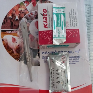 Cán dao, lưỡi dao thiến heo