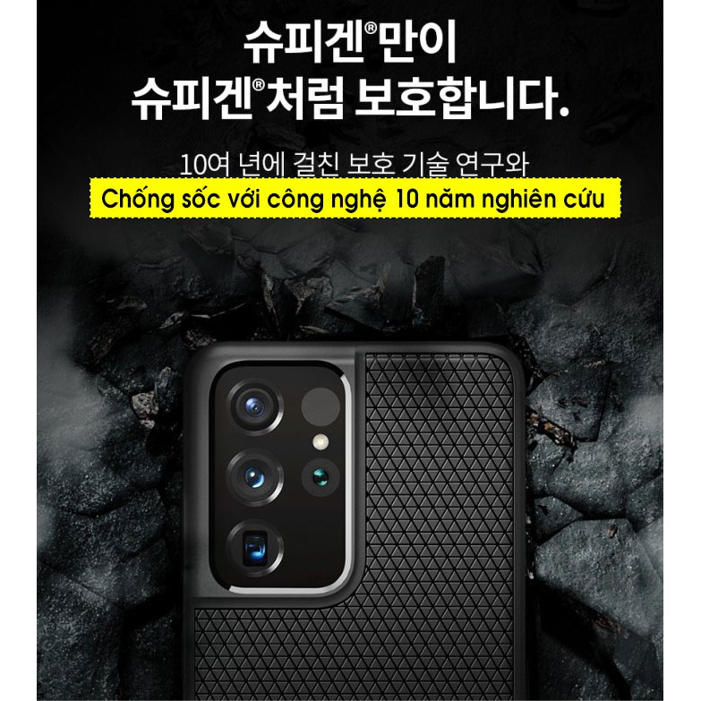 Ốp lưng Samsung Galaxy S21 Ultra / S21 Plus / S21 Spigen Liquid Air Armor - Hàng Chính Hãng