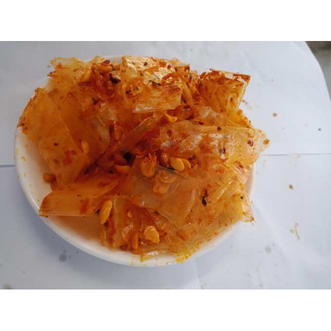 1kg bánh tráng cuộn sa tế tỏi khô bò cực ngon, ăn là nghiền