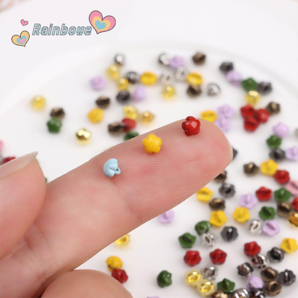 Set 20 Cúc Áo 4mm Nhiều Màu Sắc Cho Búp Bê