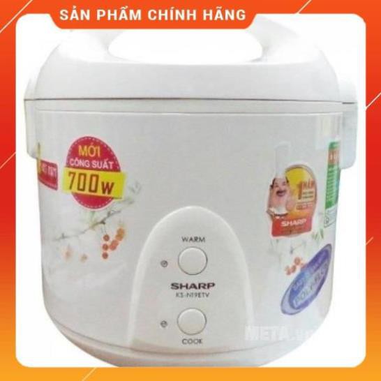 [Hỏa tốc 1 giờ] [FREESHIP] Nồi cơm điện Sharp KS-N191ETV-CU 1.8L - Hàng chính hãng, bảo hành 12 tháng Huy Anh