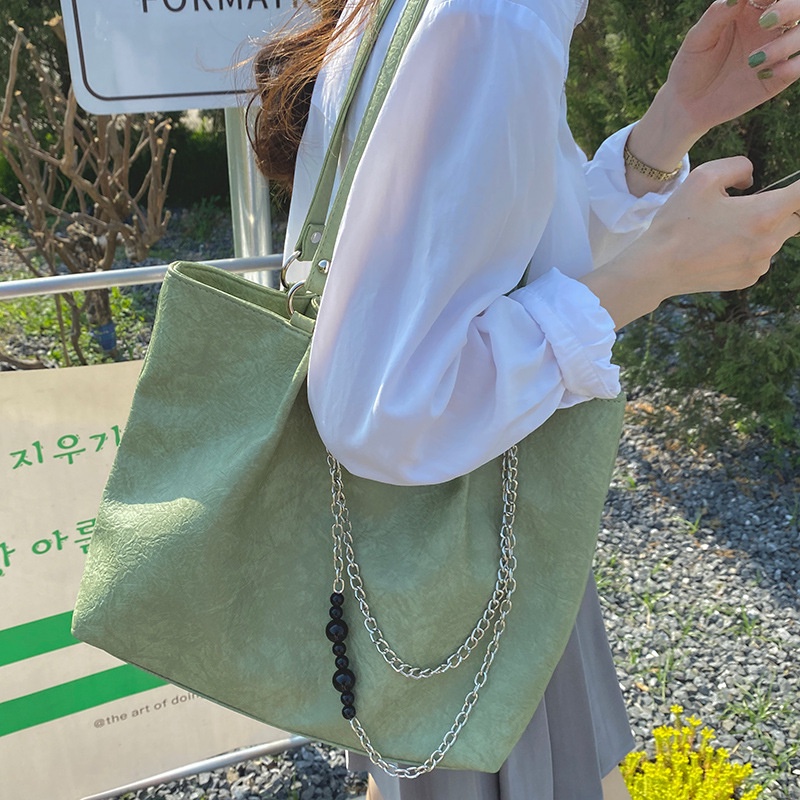 IELGY Túi Đeo Vai Cỡ Lớn Thiết Kế Đơn Giản Thời Trang Cho Nữ