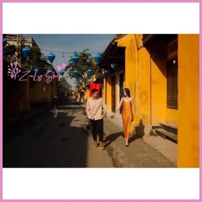 [KÈM QUÀ TẶNG] Váy hai dây dập ly, Đầm midi hai dây dập ly siêu đẹp ZuLyshop | BigBuy360 - bigbuy360.vn