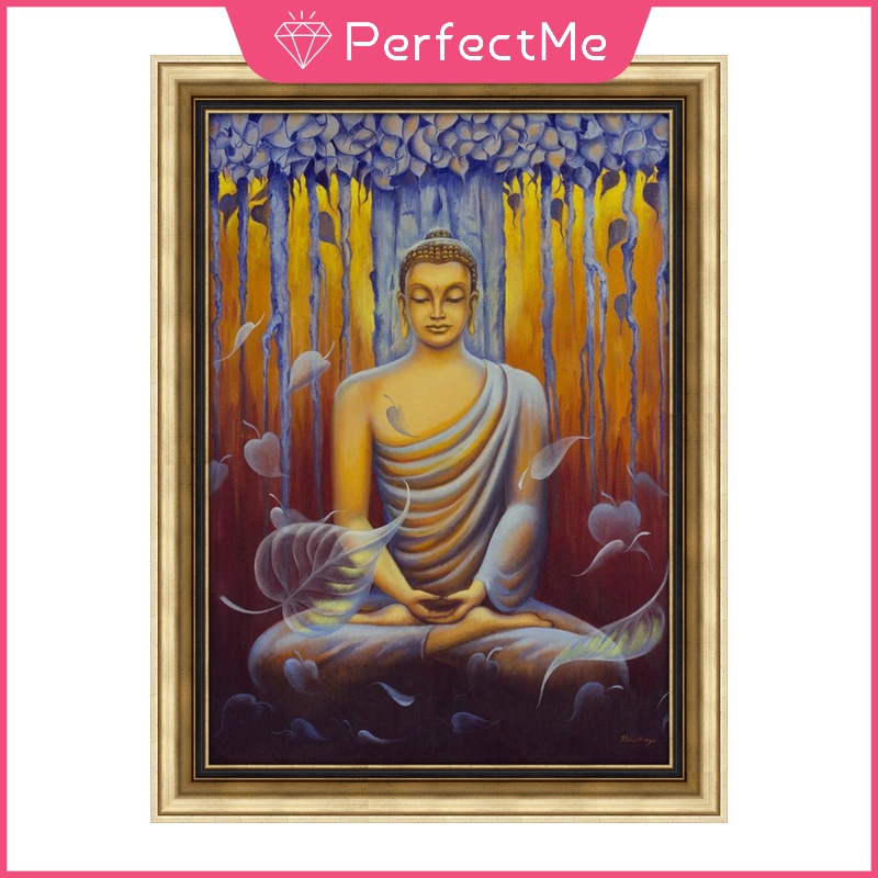Bộ Tranh Đính Đá 5D Tự Làm 30x40cm Hình Phật Giáo Trang Trí Nhà Cửa