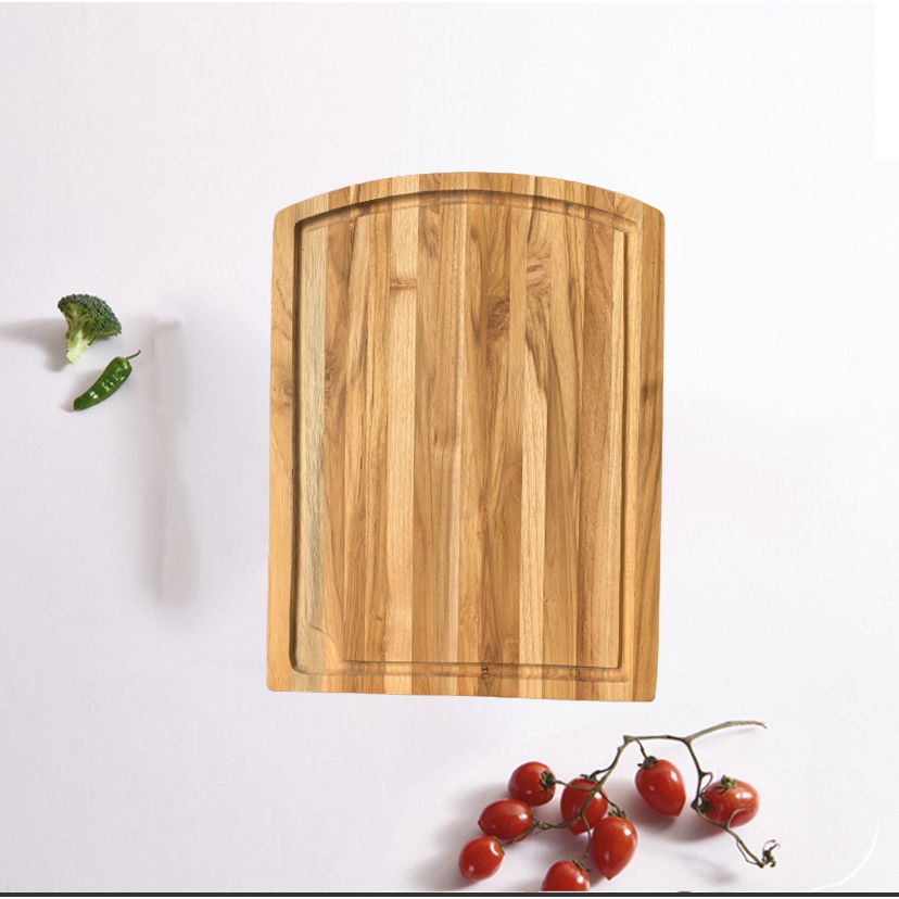 [2021] Thớt Gỗ Teak Cao Cấp Hình Chữ Nhật 394x279x20mm Home Decor