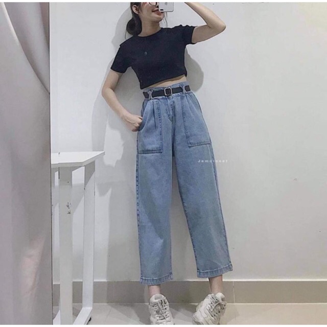 Quần bò túi hotren👉kéo sang xem video ảnh thật