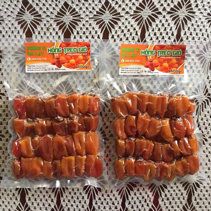 500G Hồng treo gió loại 1 - Hương vị Đà Lạt