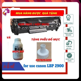 COMBO HỘP MỰC MÁY IN CA.NON 2900 VÀ 1 CHAI MỰC ĐƯỢC TẶNG 1 PHỄU ĐỔ MỰC