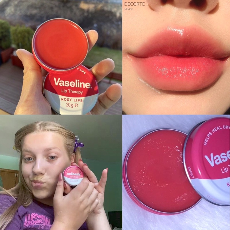 Dưỡng Môi Vaseline Lip Therapy Nội Địa Nhật (Hộp Thiếc 20g)