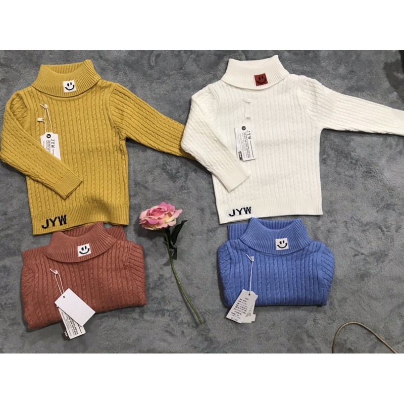 Áo len cổ 3 phân cho bé 8-15kg