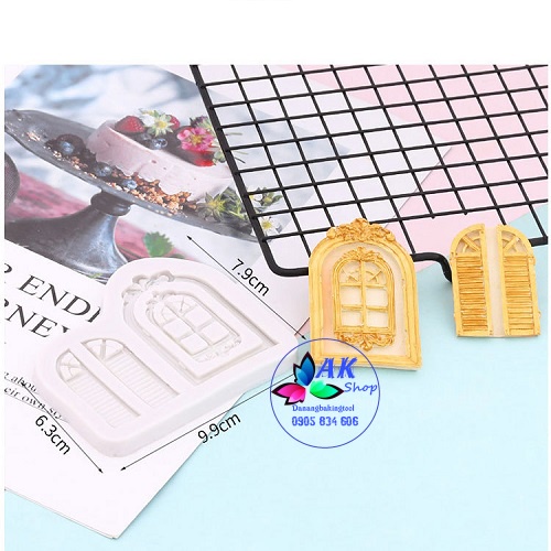 KHUÔN SILICONE MÔ HÌNH 2 CỬA SỔ