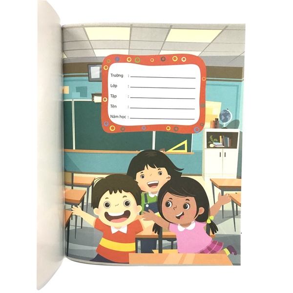 Tập, vở học sinh Elephant 100 trang 4 ô ly, 100gsm Giấy Truewrite White