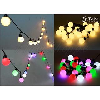 Dây đèn Led trái chanh tròn đục 4m 20 bóng Số 10