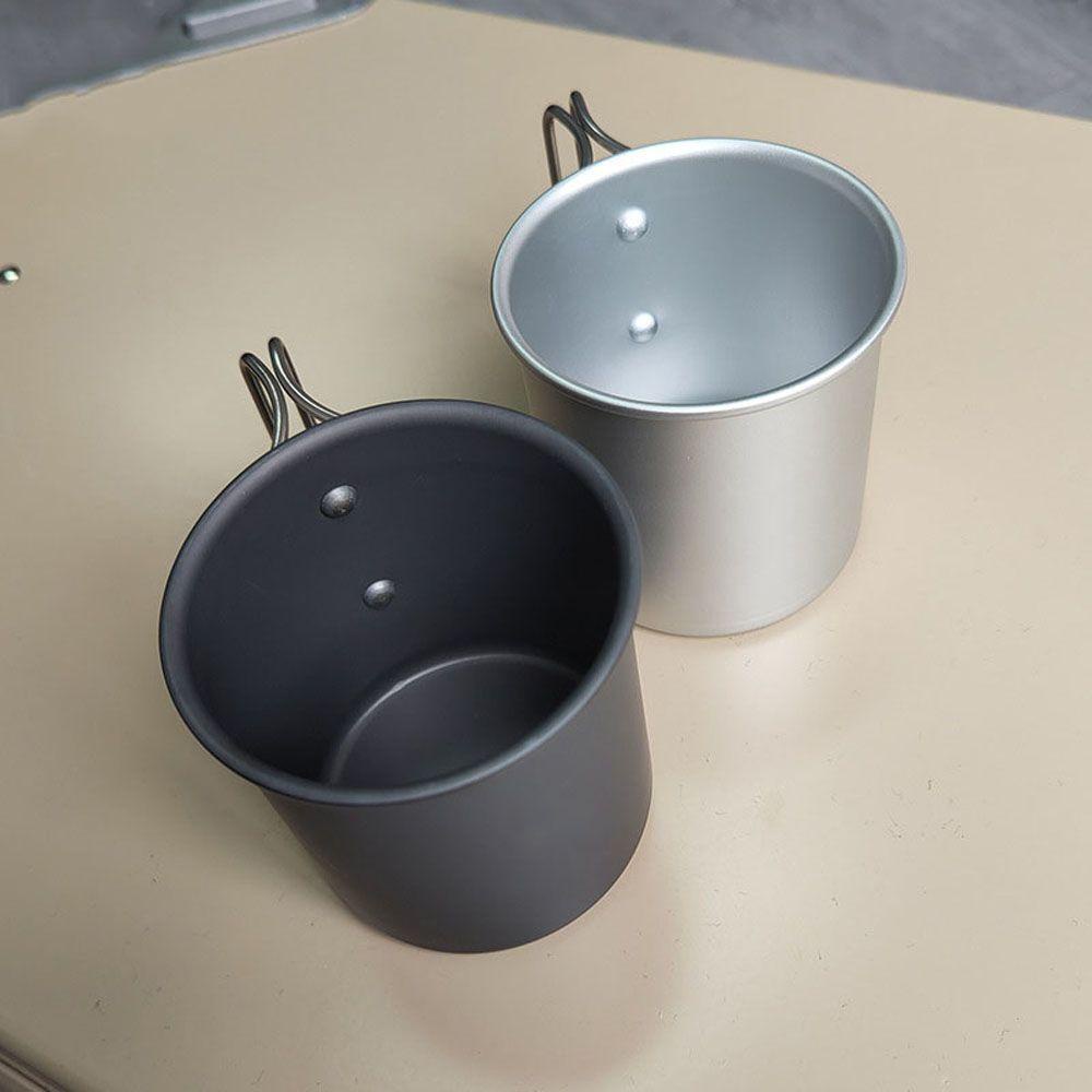Cốc Uống Trà / Nước Bằng Hợp Kim Nhôm Siêu Nhẹ Chống Ăn Mòn Chống Ăn Mòn Tiện Dụng Mang Theo Du Lịch Cắm Trại