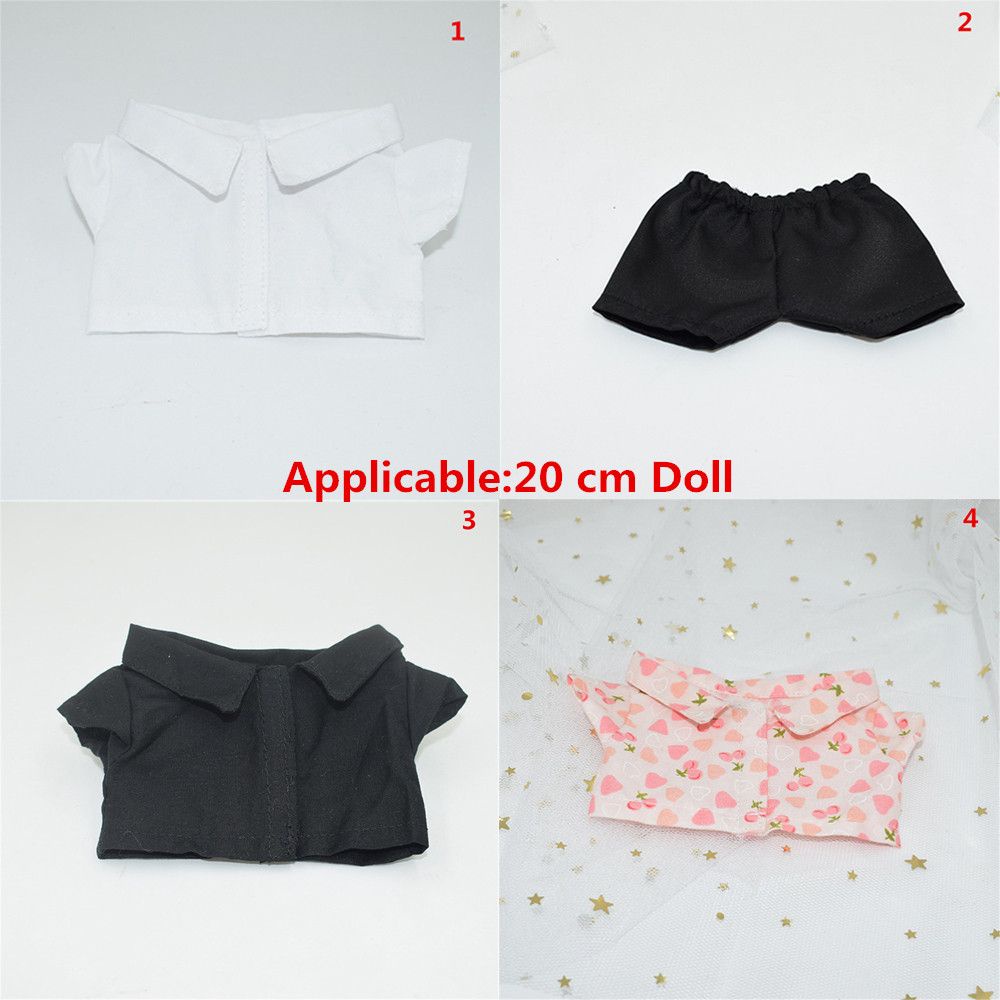 Bộ quần áo cotton thời trang cho búp bê 20cm