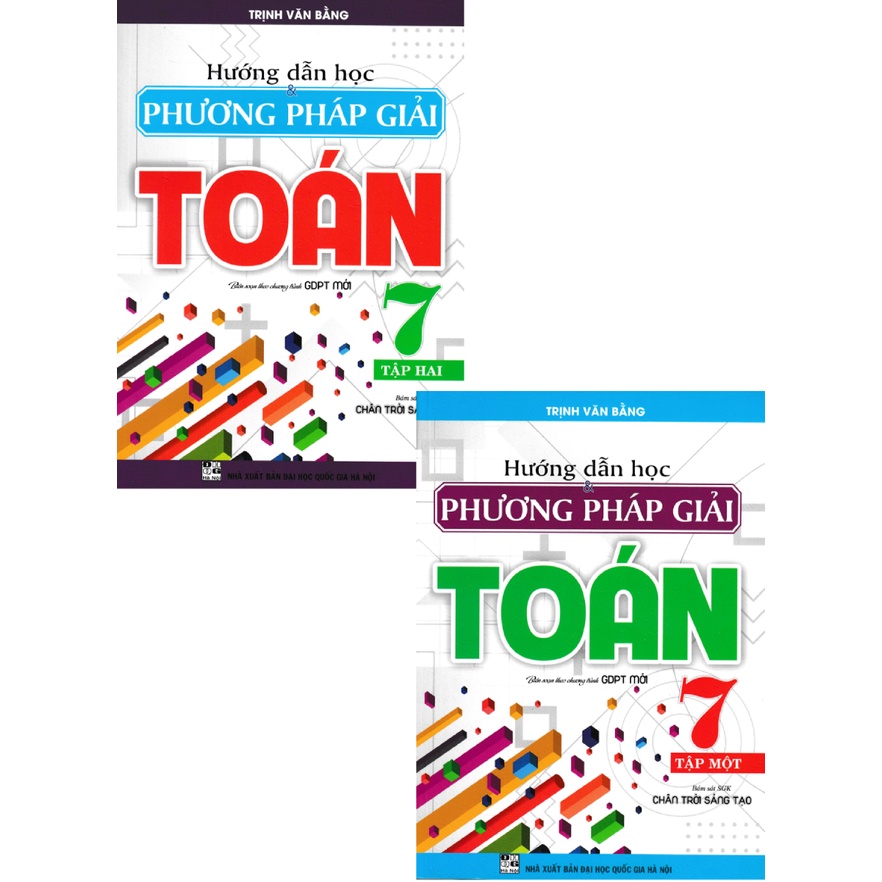 SÁCH - combo hướng dẫn học & phương pháp giải toán lớp 7 (bám sát sách giáo khoa chân trời sáng tạo bộ 2 cuốn)