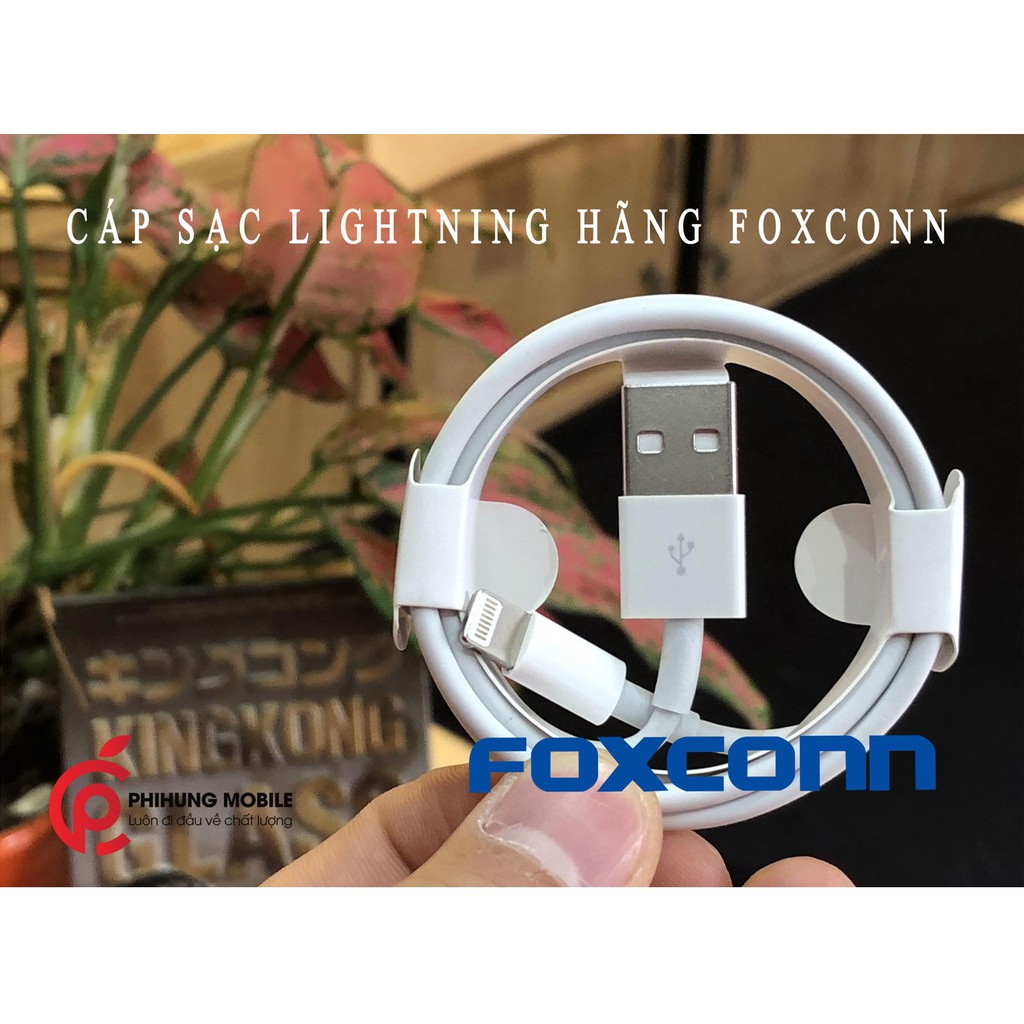CÁP SẠC LIGHTNING CAO CẤP HÃNG FOXCONN - MỚI 100%
