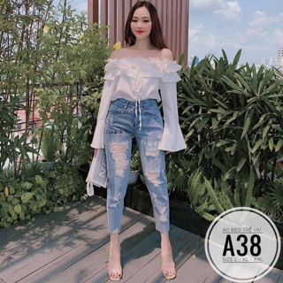Bigsize Áo bèo trễ vai A38