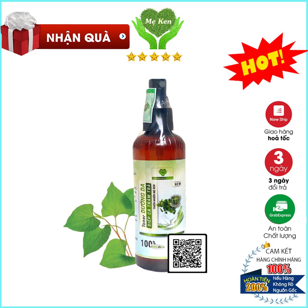 Toner Diếp Cá Se Khít Lỗ Chân Lông Cho Da Mụn Mẹ Ken 100ml [Toner Dưỡng Ẩm Cho Da Dầu, Da Khô Và Da Nhạy Cảm Mộc Thiên]