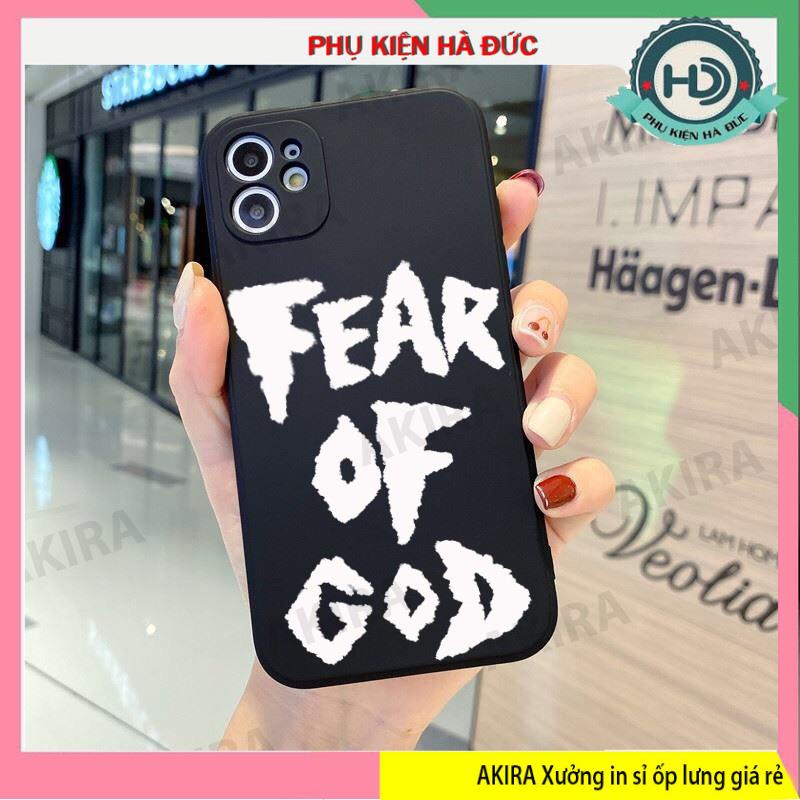 ốp lưng fear of god 3 dẻo mềm vuông cạnh bảo vệ camera cho dòng máy iphone Akira case