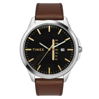 Đồng hồ nam dây da timex tweg16508 - nâu