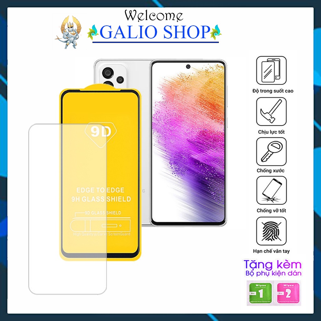 Kính cường lực Samsung A53 5G A51 Full màn cao cấp 9D độ cứng 21H siêu mượt chống bám vân tay chống rơi vỡ màn hình