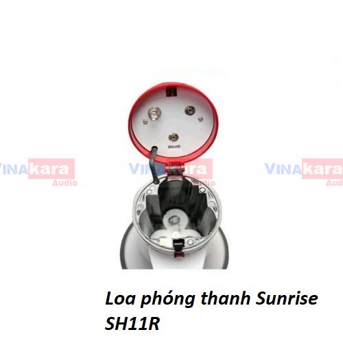 Loa Phóng Thanh Sunrise SH11B, SH11R pin sạc, USB, MP3, âm thanh to, rõ - hàng chính hãng