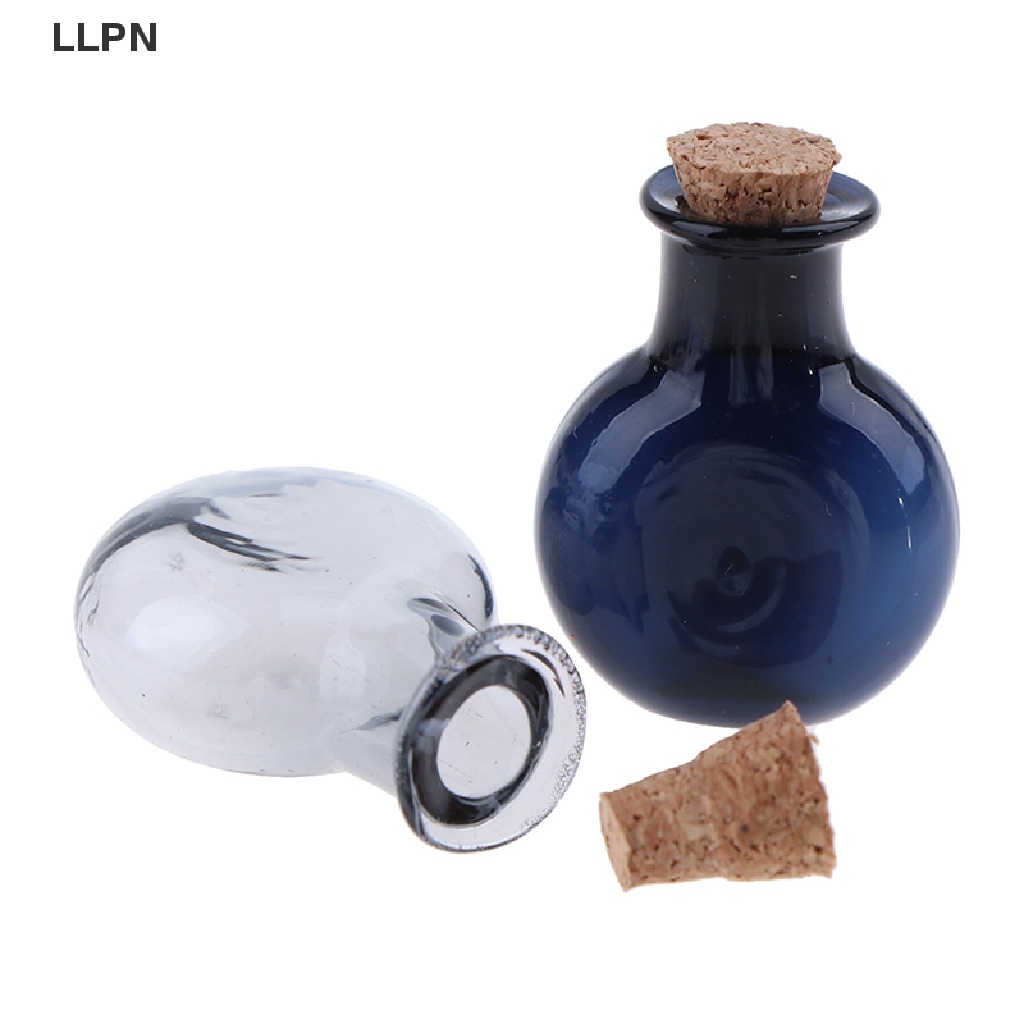 Bộ 2 Lọ Điều Ước Thủy Tinh Mini Có Nút Bần