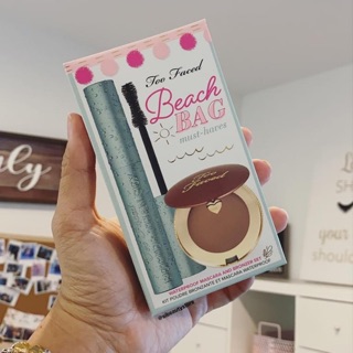 Set Mascara Bronzer Too Faced Beach Bag